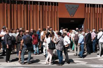 El Centro de Interpretación de Risco Caído, preparado para recibir a visitantes (Foto TA)